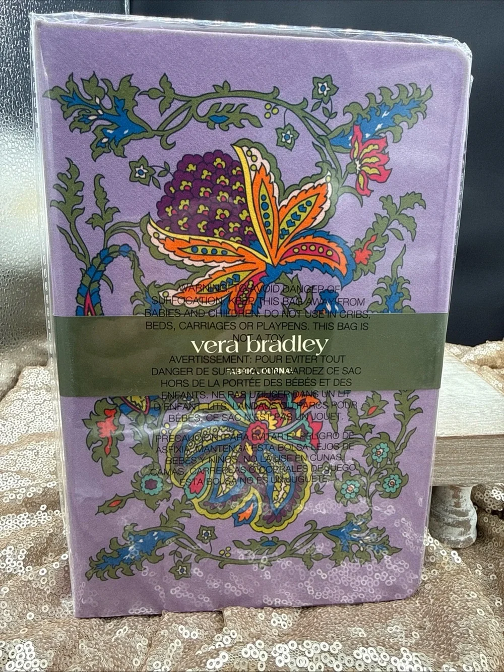Vera Bradley Embroidered Fabric Journal Marrakesh 160 Pages NEW